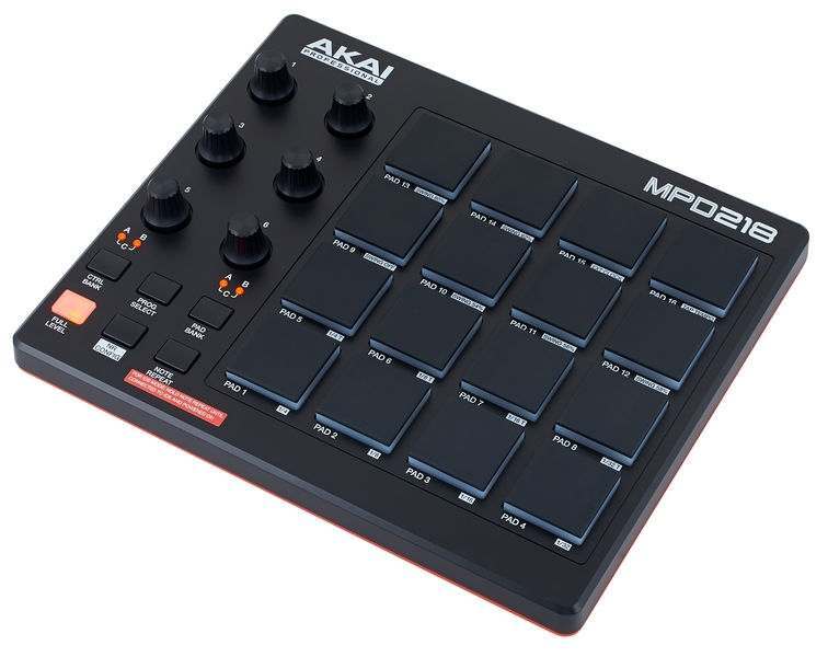 AKAI Professional MPD218 - USB MIDI Controller With 16 MPC