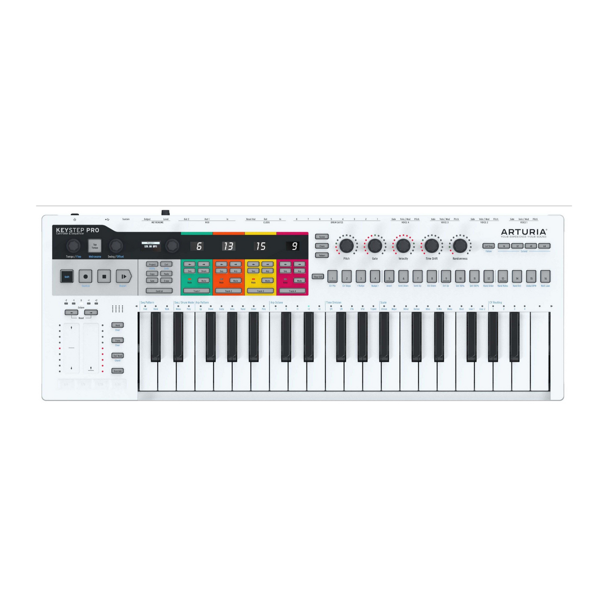 Arturia Keystep Pro 37-Key MIDI & CV / Gate Controller & Sequencer ...