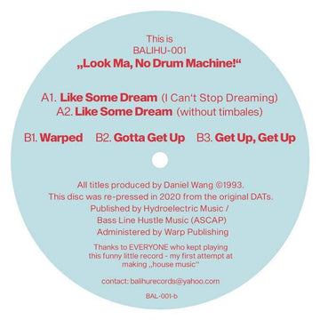 The Look Ma No Drum Machine EP - 2020 Edition