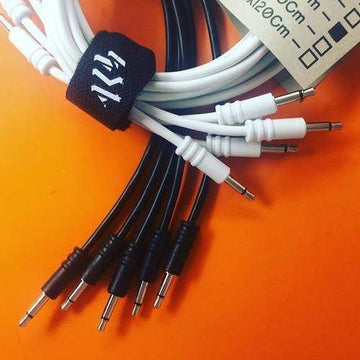 ALM-PC001x90 Pack of 3 x 90cm 3.5mm patch cables - WHITE