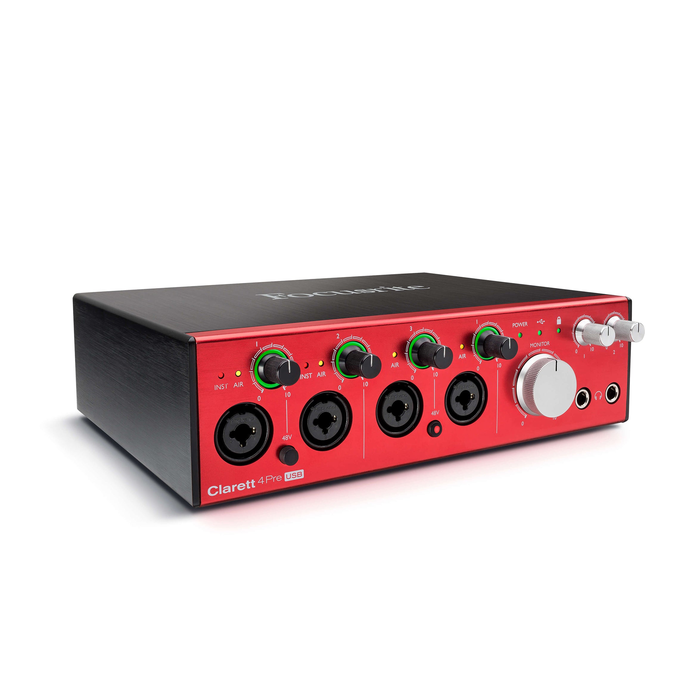 DTM・DAW Focusrite Clarett+ 4 Pre USB Test Focusrite Clarett 4Pre USB - zastosowania, parametry i cena