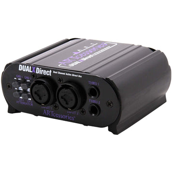 ART Dual X Direct Twin Channel Active DI Box