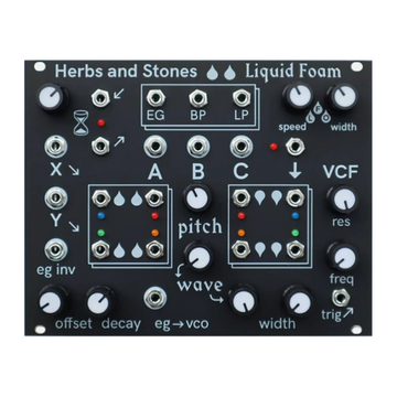 Herbs & Stones Liquid Foam Synthesizer (Eurorack Module)
