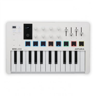 Arturia MiniLab 3 25-Key USB MIDI Keyboard & Pad Controller