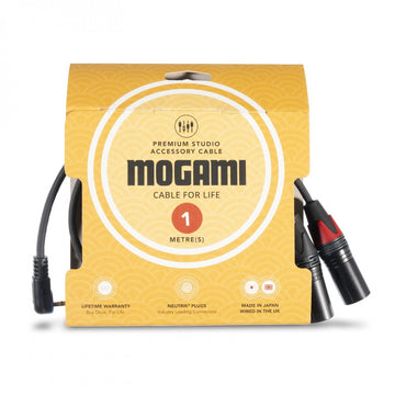 Mogami 3.5mm Minijack - Dual Male XLR (1m)