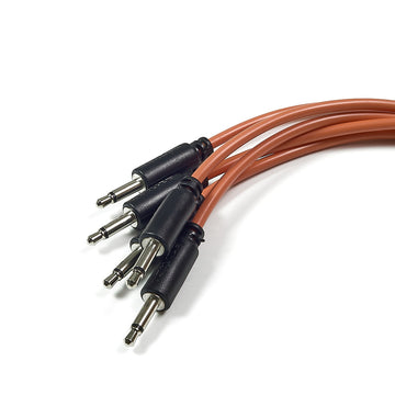 Befaco Patch Cables 50cm, Orange (pack of 5)
