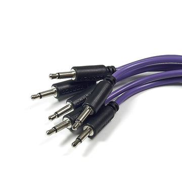 Befaco Patch Cables 7cm, Purple (pack of 6)
