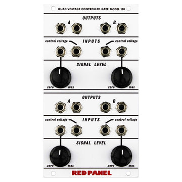 Buchla Red Panel Model 110 Quad Gate Eurorack Module