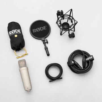 Rode NT1 Studio Condenser Mic 5th Generation (Silver)