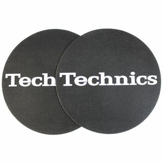 Technics Slipmat Simple Black/Silver Logo