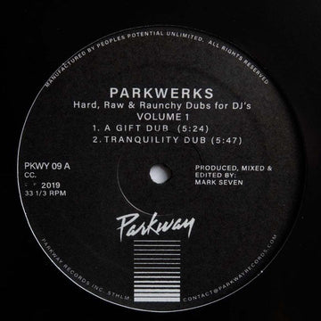 Parkwerks Volume 1