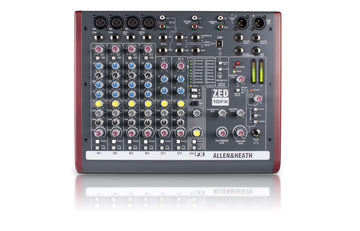 Allen & Heath ZED-10FX Audio Mixer w/ Digital FX & USB Audio