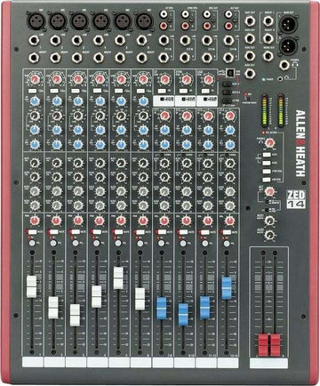 Allen & Heath ZED-14 Audio Mixer with USB Audio